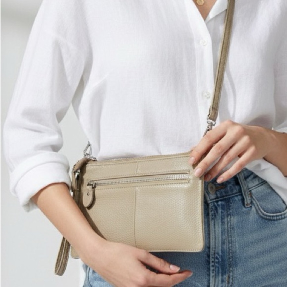 Elegant Beige Crossbody Bag